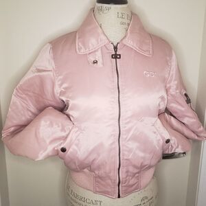 Vintage pink bomber jacket